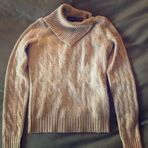 Cashmere turtleneck sweater